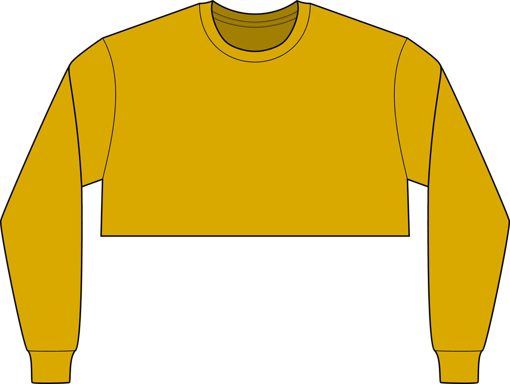 Women's FWD Fashion Crop Long Sleeve Tee