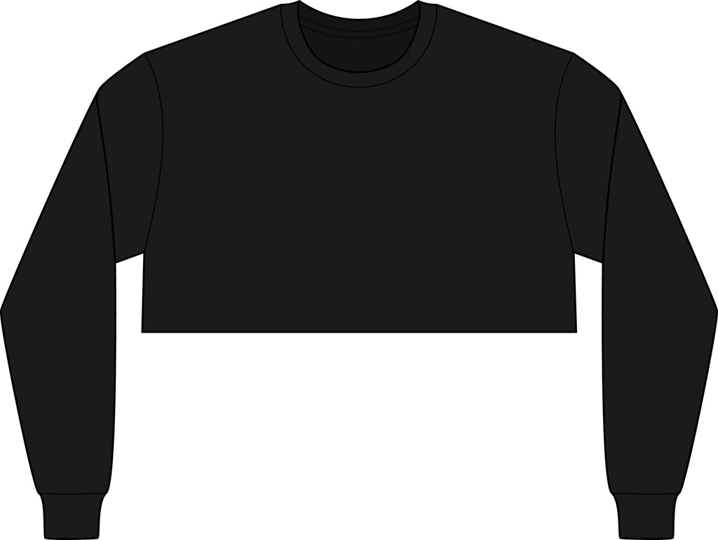 Women's FWD Fashion Crop Long Sleeve Tee