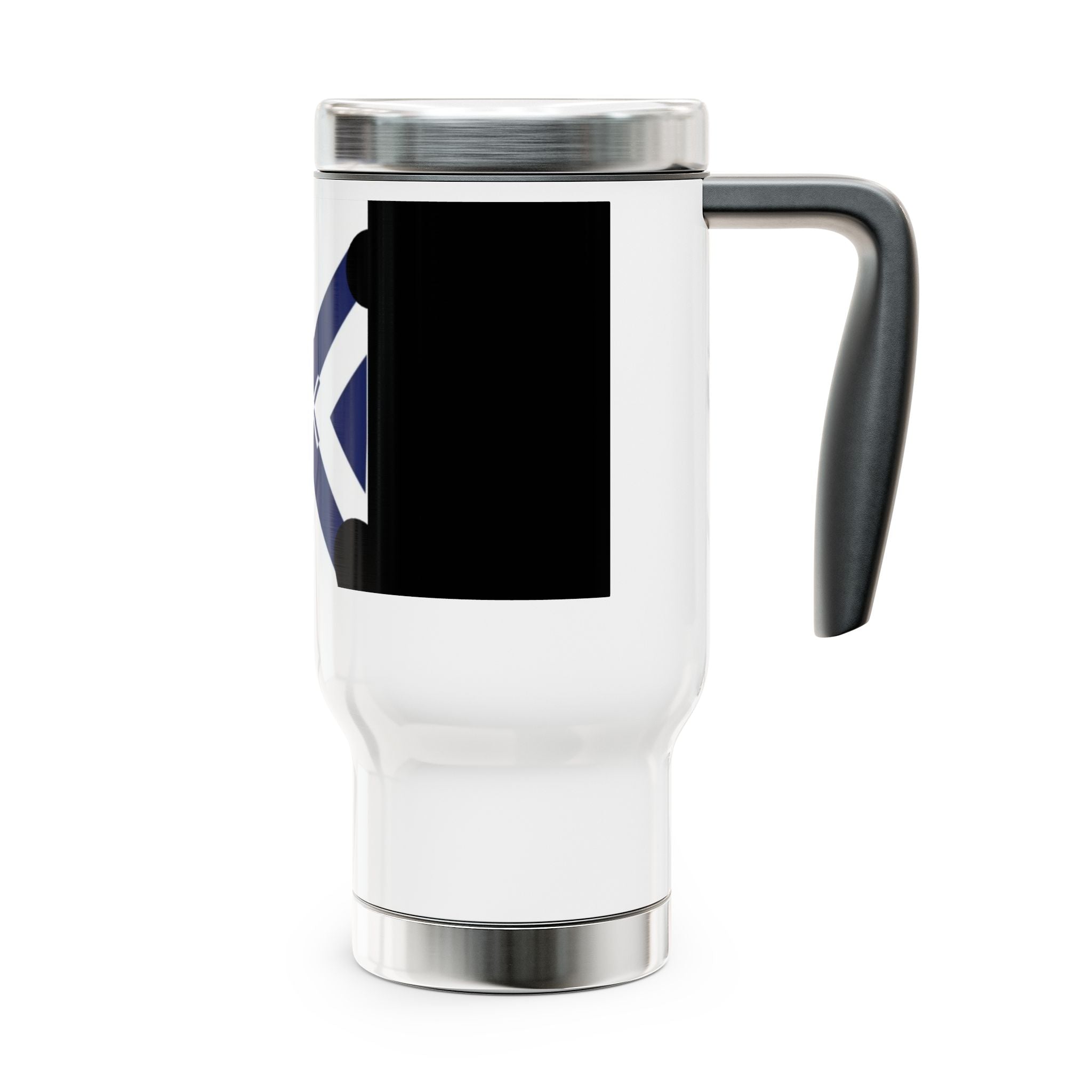 Scottish Saltire Travel Mug – 14oz Stainless Steel Insulated Coffee Tumbler with Handle