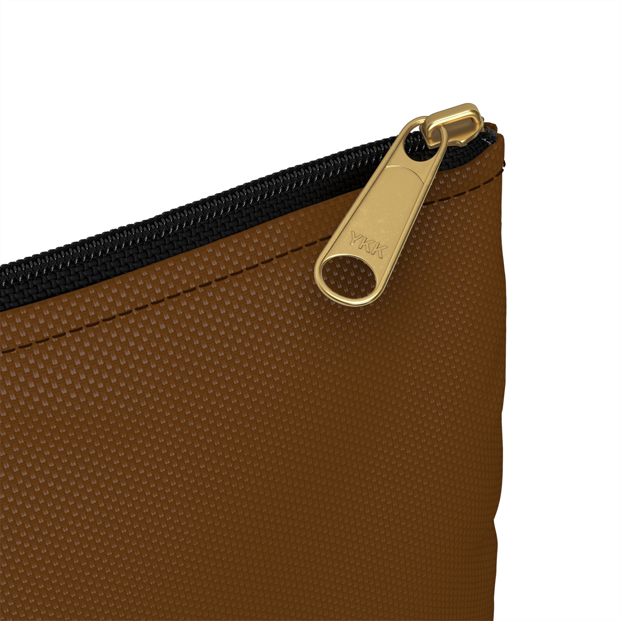 XT7 Brown Accessory Pouch with Blue Saltire Crest — Travel Organizer Toiletry Bag