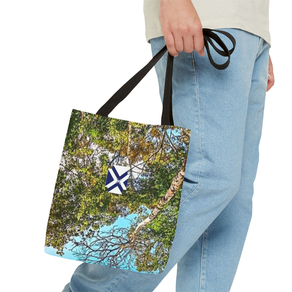 Canopy View Tote Bag — Botanical Sky All-Over Print
