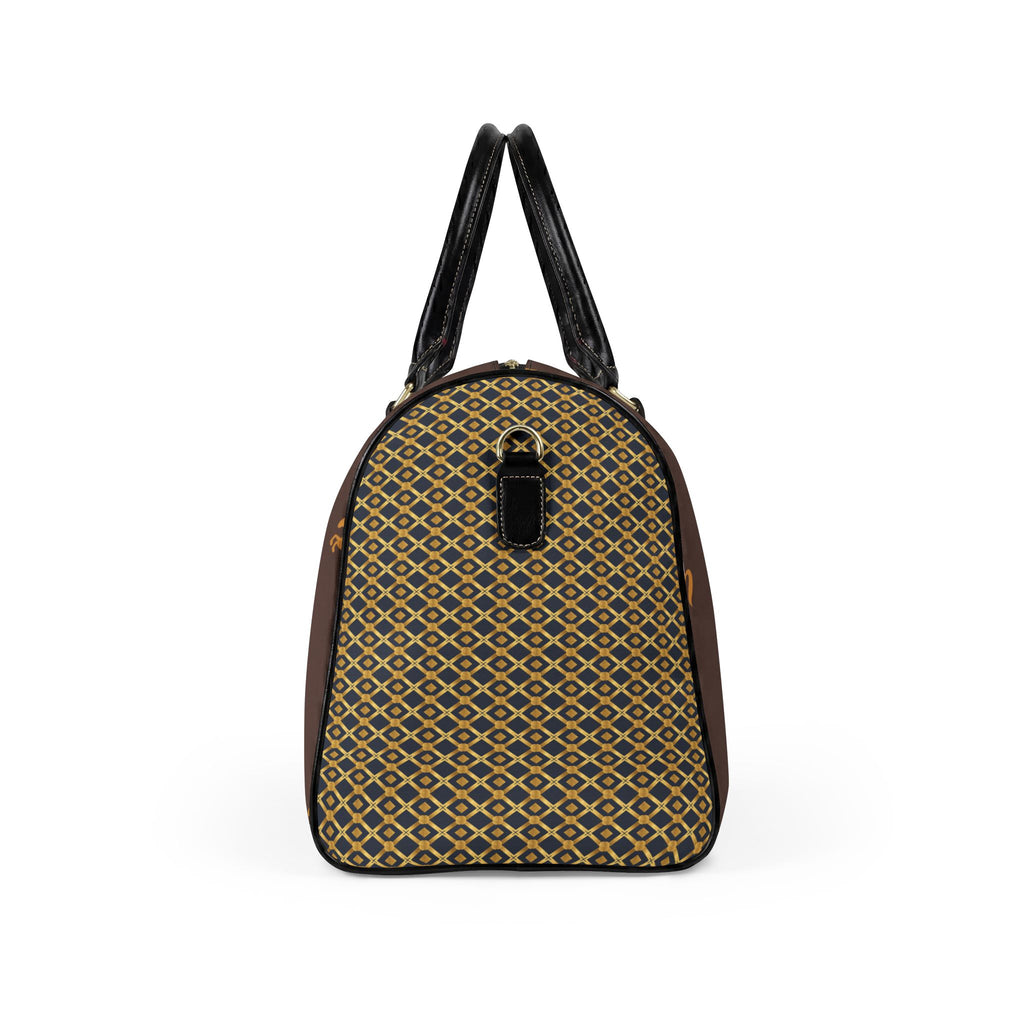 Faux Leather Travel Bag