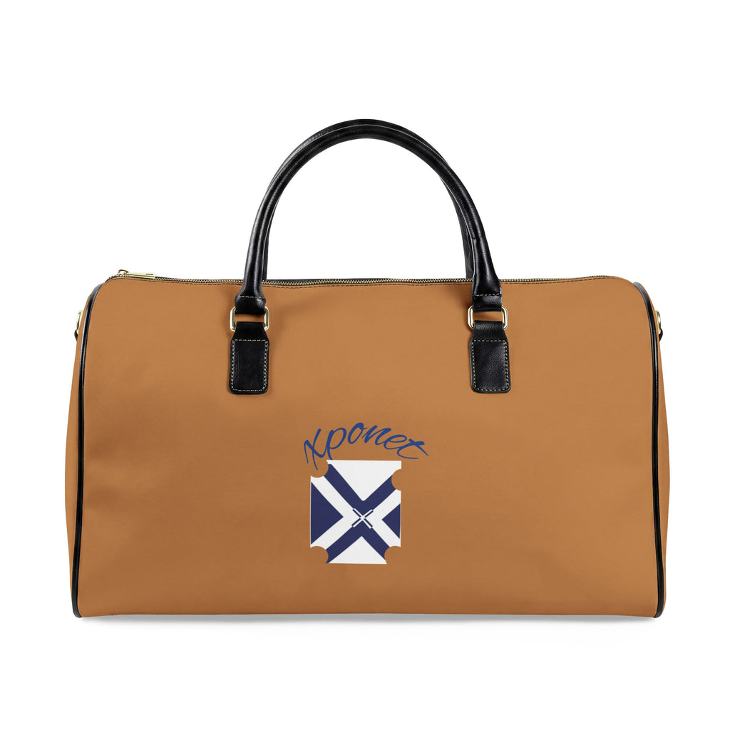 Faux Leather Travel Bag