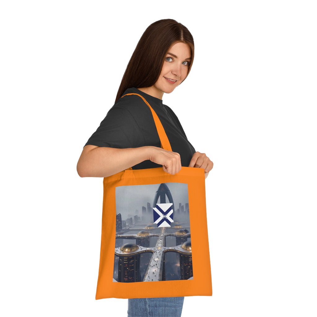 Xt Cotton Tote — Minimal Monogram Canvas Carryall