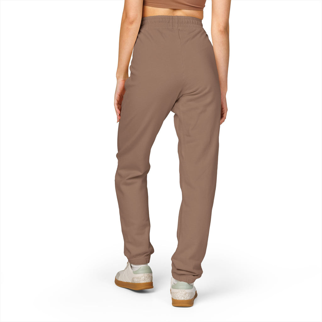 Geo Patch Sweatpants — Minimal Pixel Cross Joggers
