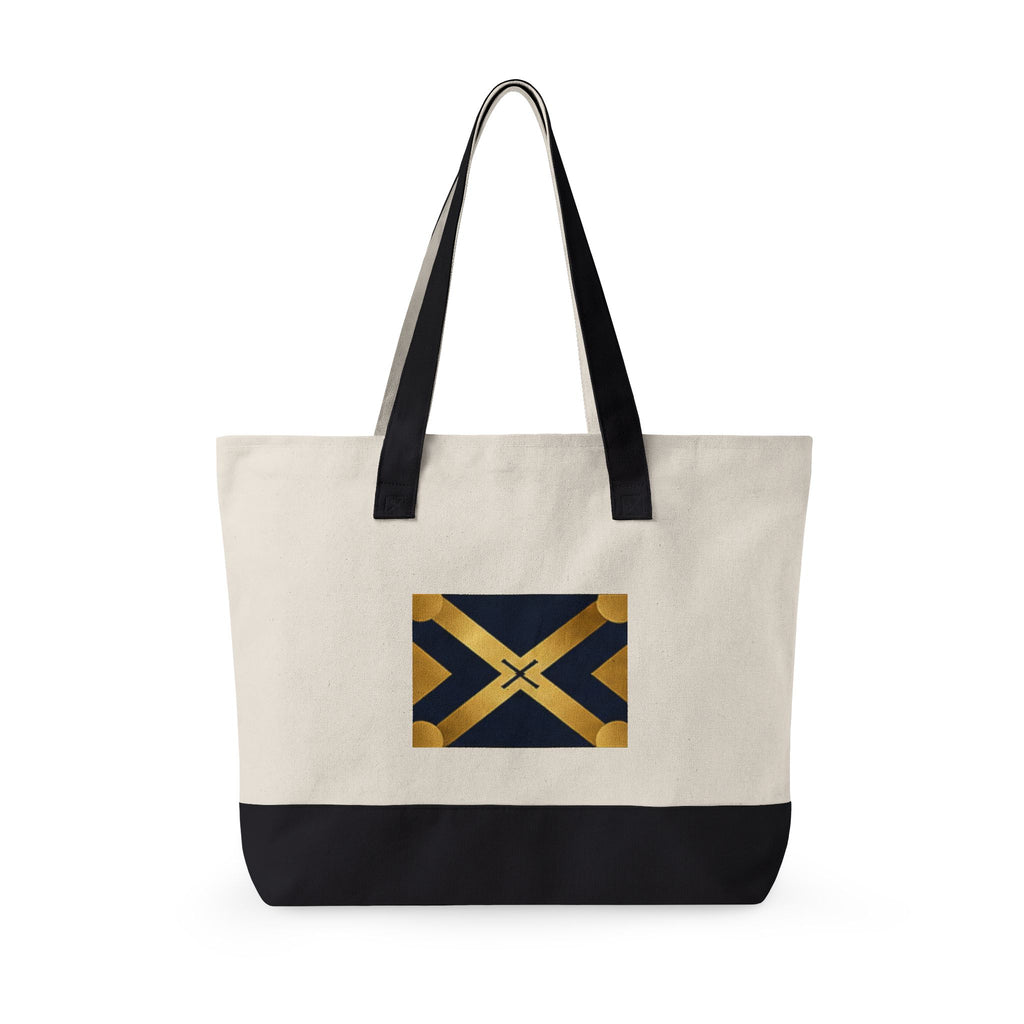 Zippered Canvas Tote