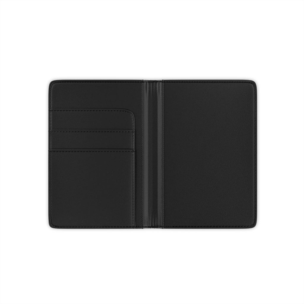 Navy Geometric Passport Cover — Modern Travel Passport Holder