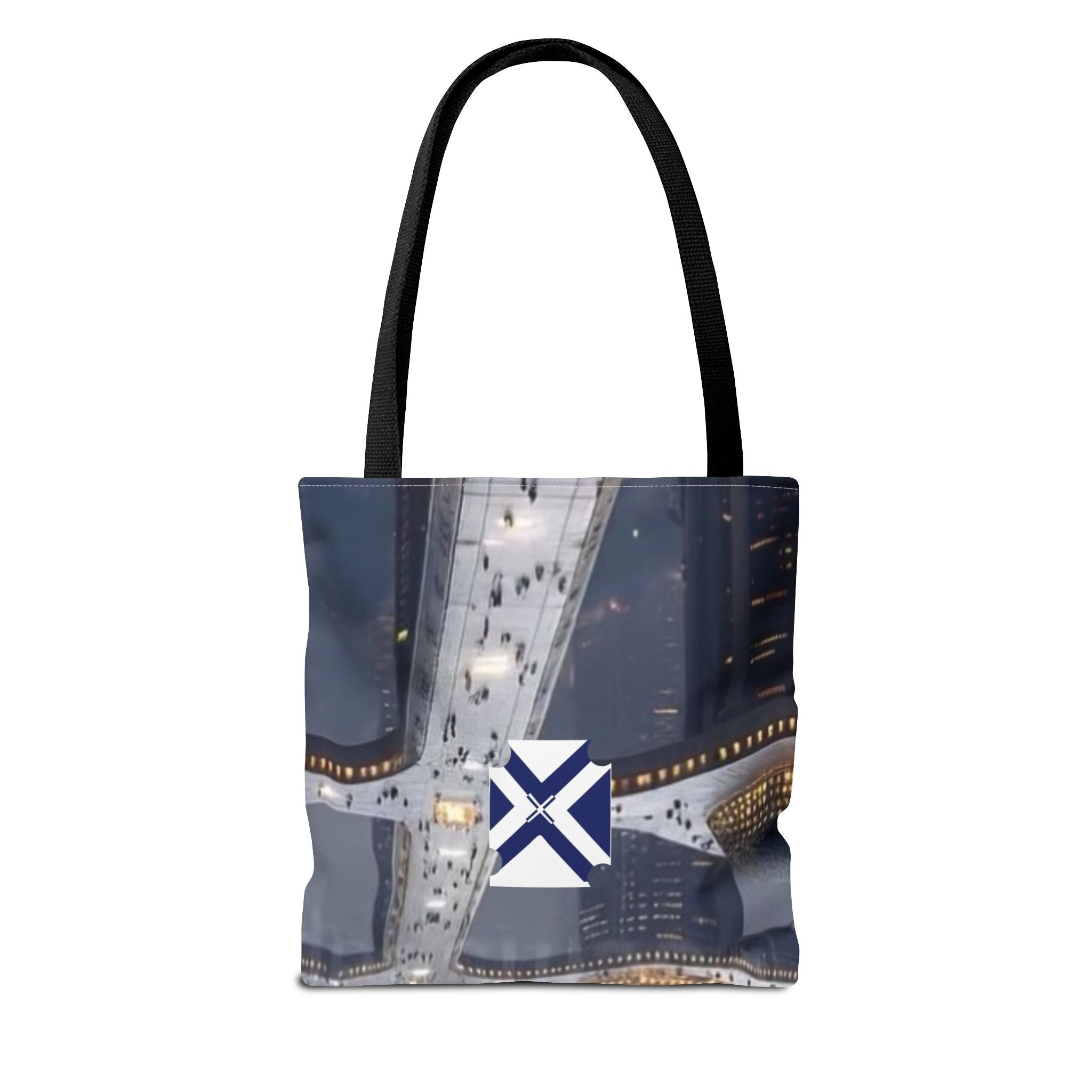 XT City Night Tote Bag — AOP Urban Skyline Design