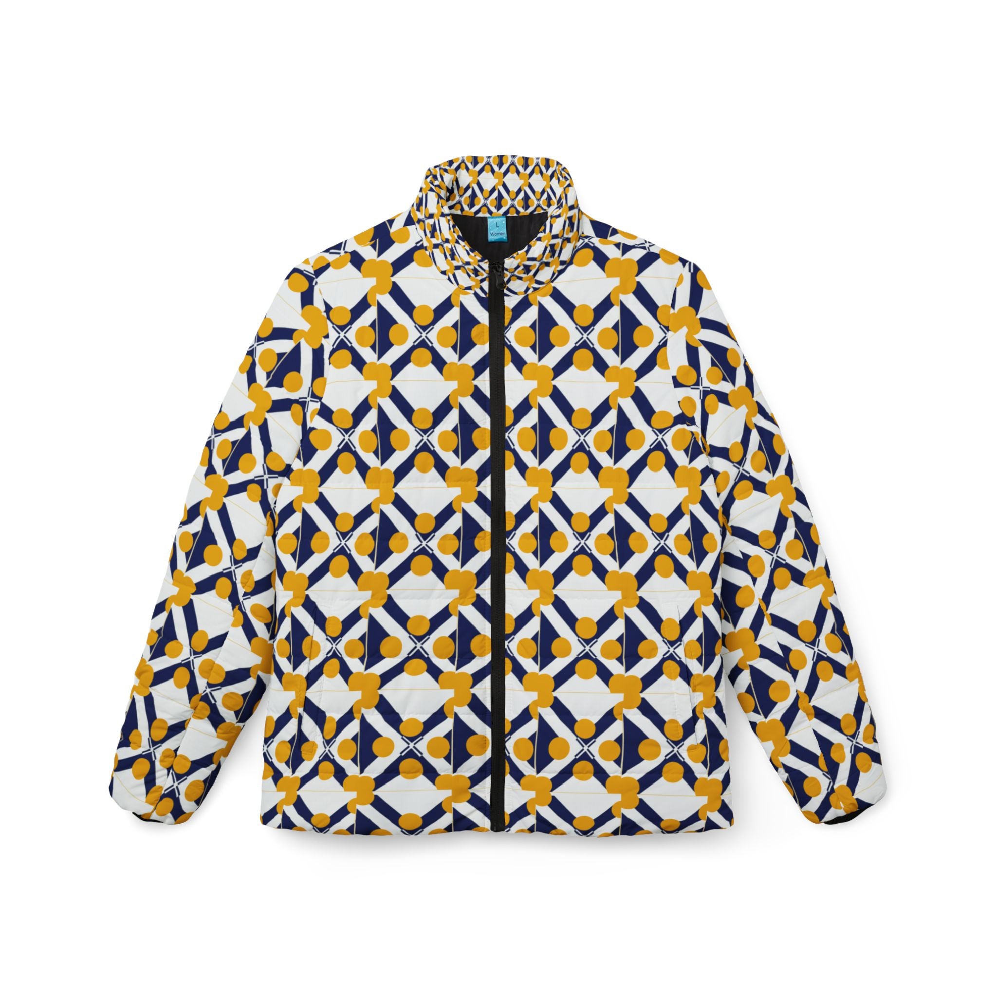 XT8 Mosaic Puffer Jacket — Women's All-Over Patterned Winter Coat