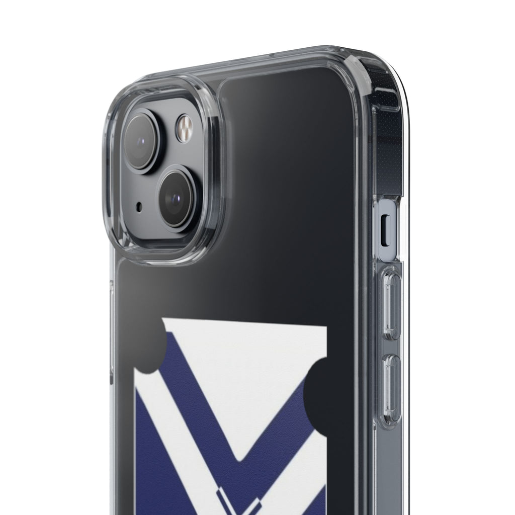 xT7 Saltire Clear Phone Case - Blue White Scottish Flag iPhone Cover