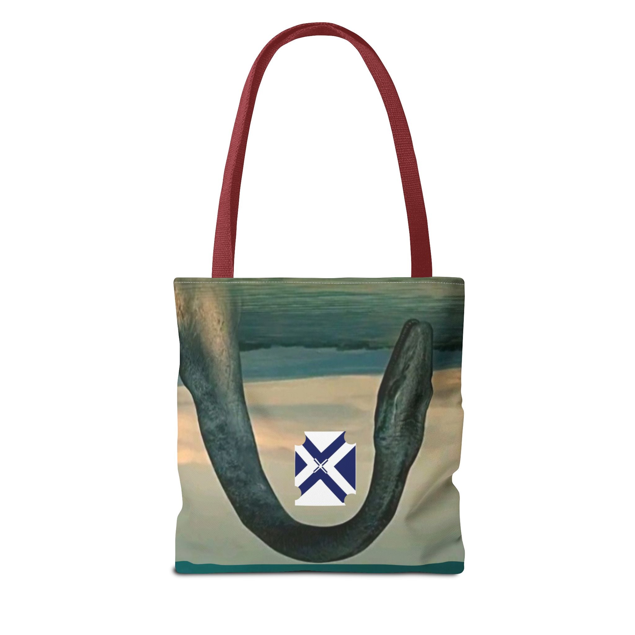 Nessie Loch Ness Tote Bag — Mythic Sea Monster All-Over Print Tote