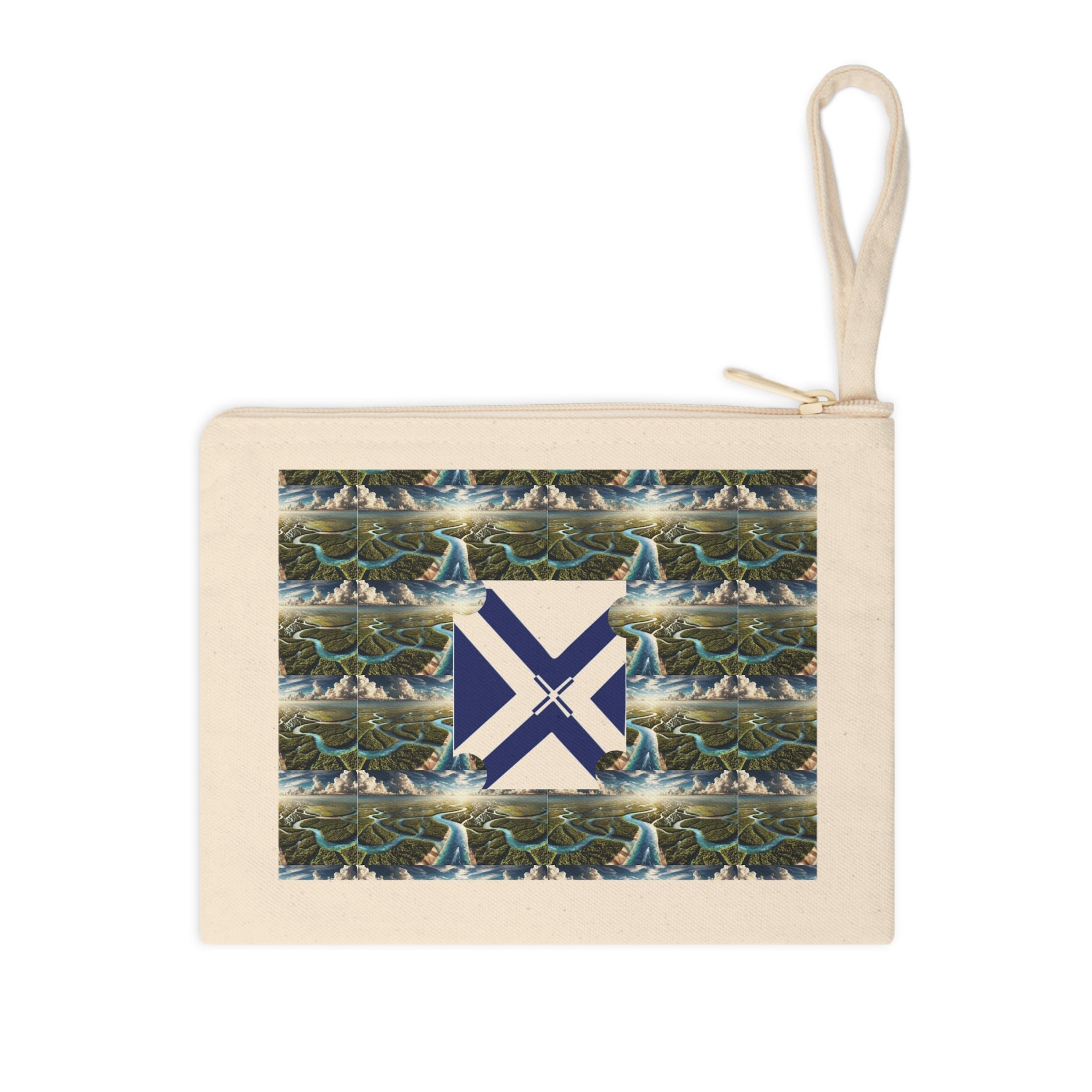 Accessory Zipper Pouch — 'Xt' Monogram Cosmetic Bag