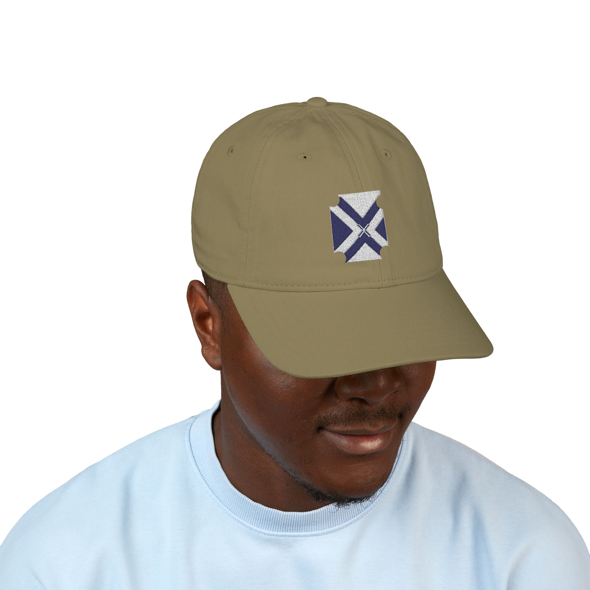 Organic Embroidered Baseball Cap — Distressed xponetworld Patch