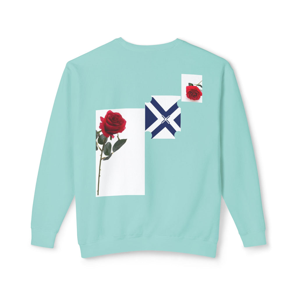 Rose & Saltire Crewneck Sweatshirt —XT Rose Graphic Sweatshirt