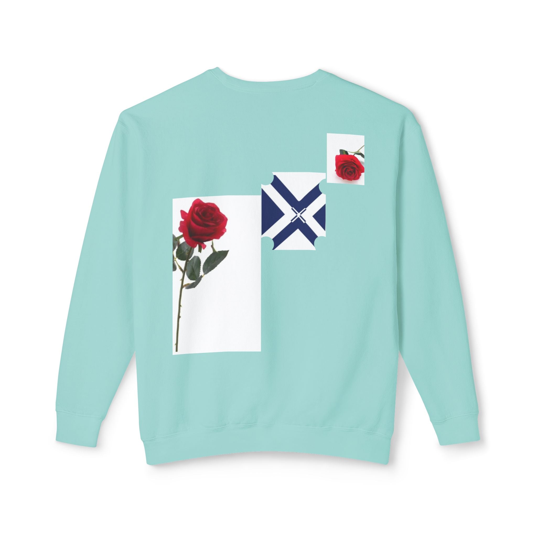 Rose & Saltire Crewneck Sweatshirt —XT Rose Graphic Sweatshirt