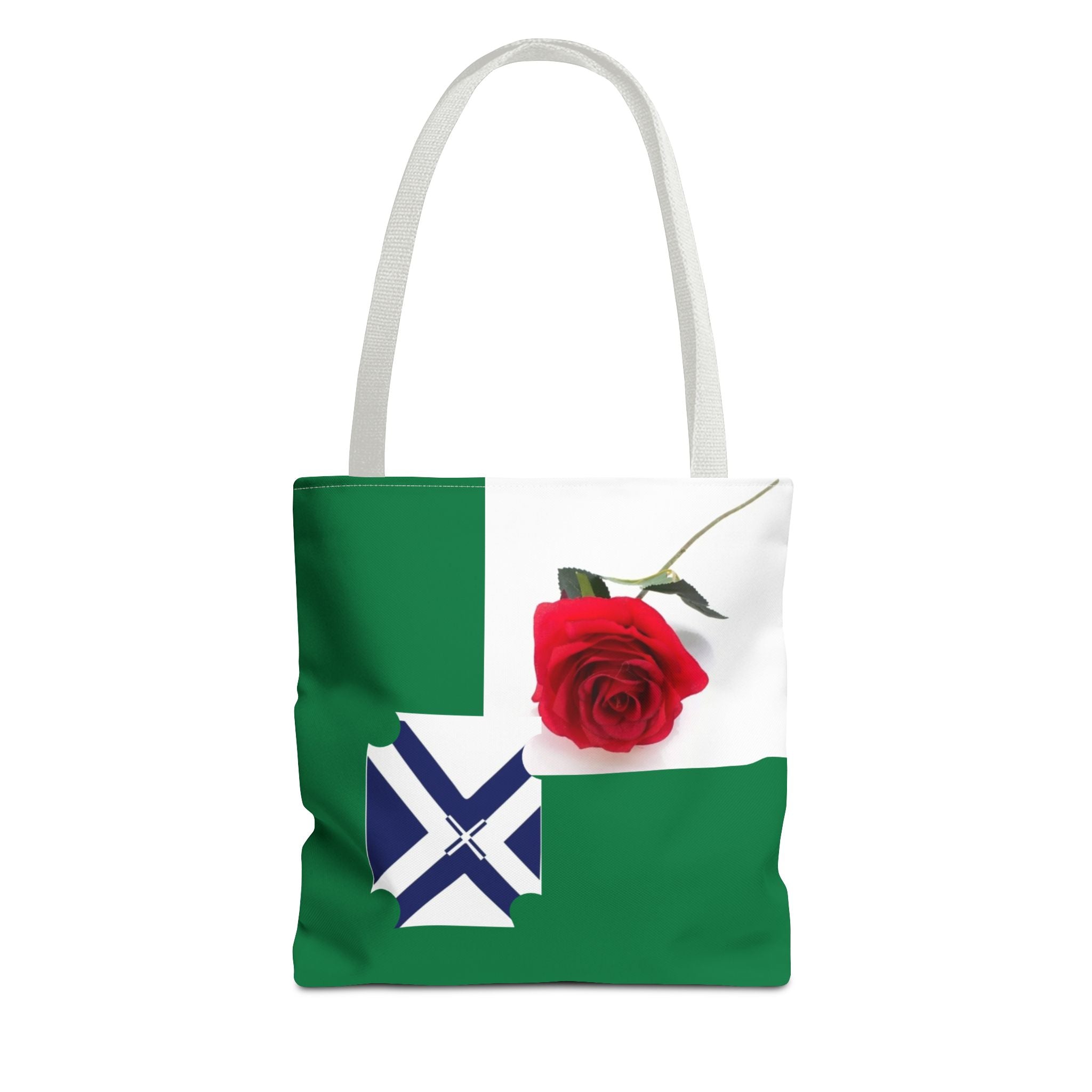 XT Rose Tote Bag — All-Over Print Floral Rose Design