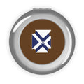 Compact Travel Mirror — Navy Saltire Design Compact Mirror