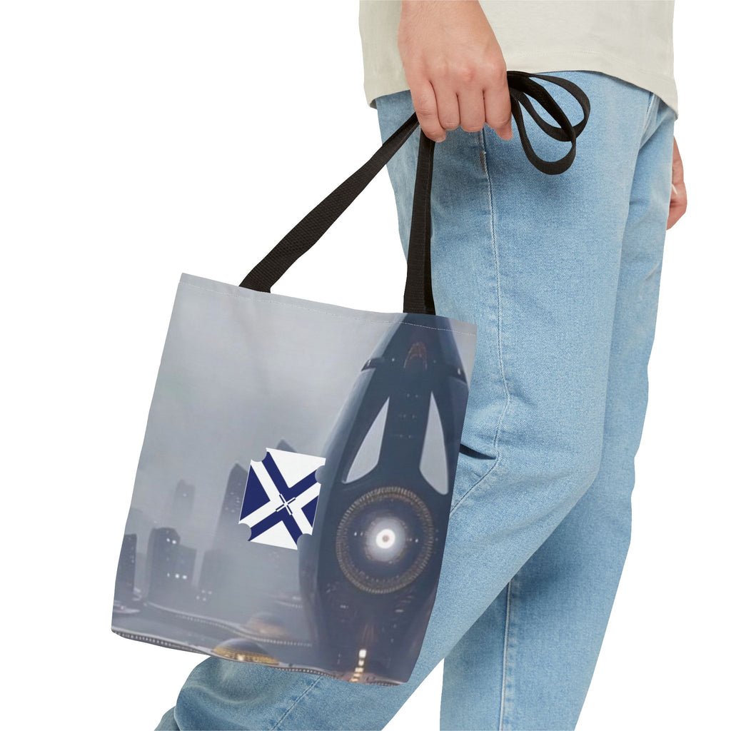 XT City Night Tote Bag — AOP Urban Skyline Design