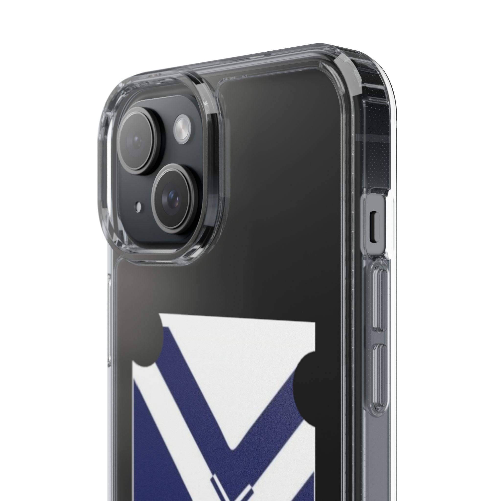 xT7 Saltire Clear Phone Case - Blue White Scottish Flag iPhone Cover