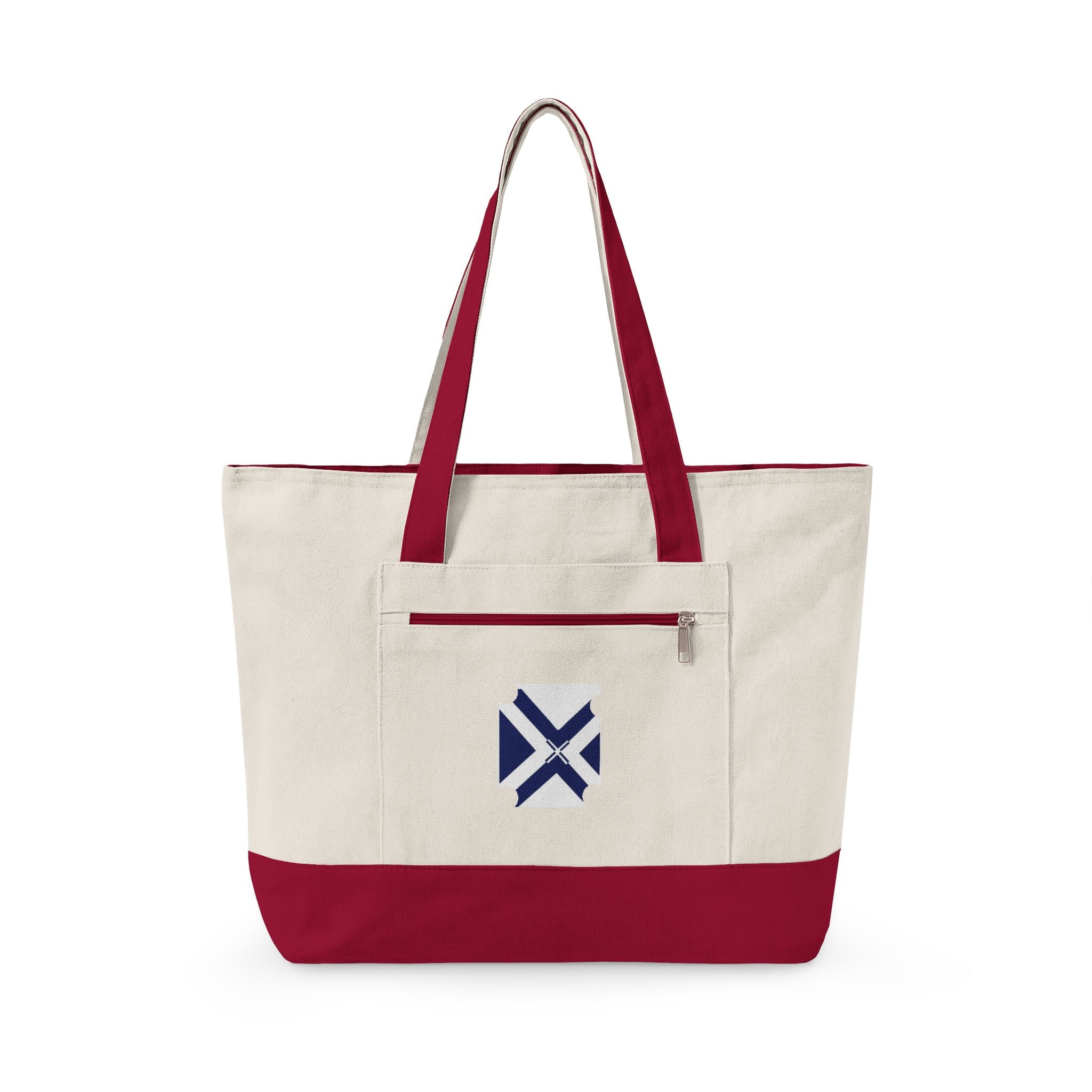 XT7 Zippered Canvas Tote — Durable Everyday Shoulder Bag