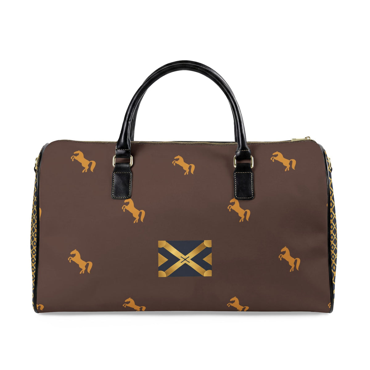 Faux Leather Travel Bag