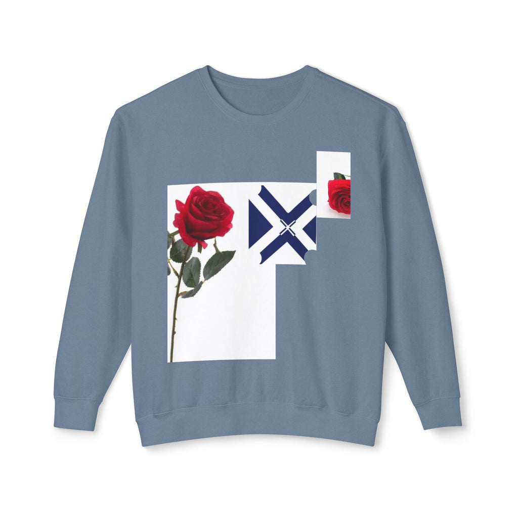 Rose & Saltire Crewneck Sweatshirt —XT Rose Graphic Sweatshirt