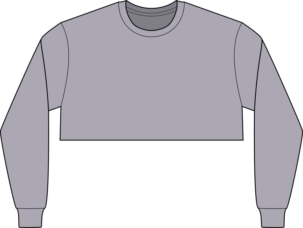Women's FWD Fashion Crop Long Sleeve Tee