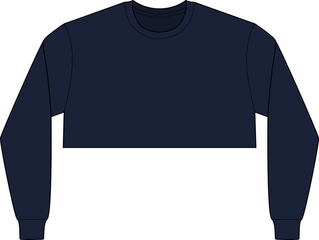 Women's FWD Fashion Crop Long Sleeve Tee