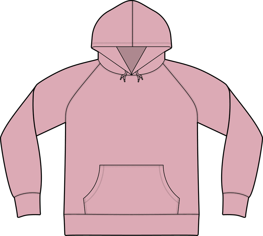 Unisex Icon Lightweight Loopback Terry Hooded Sweatshirt