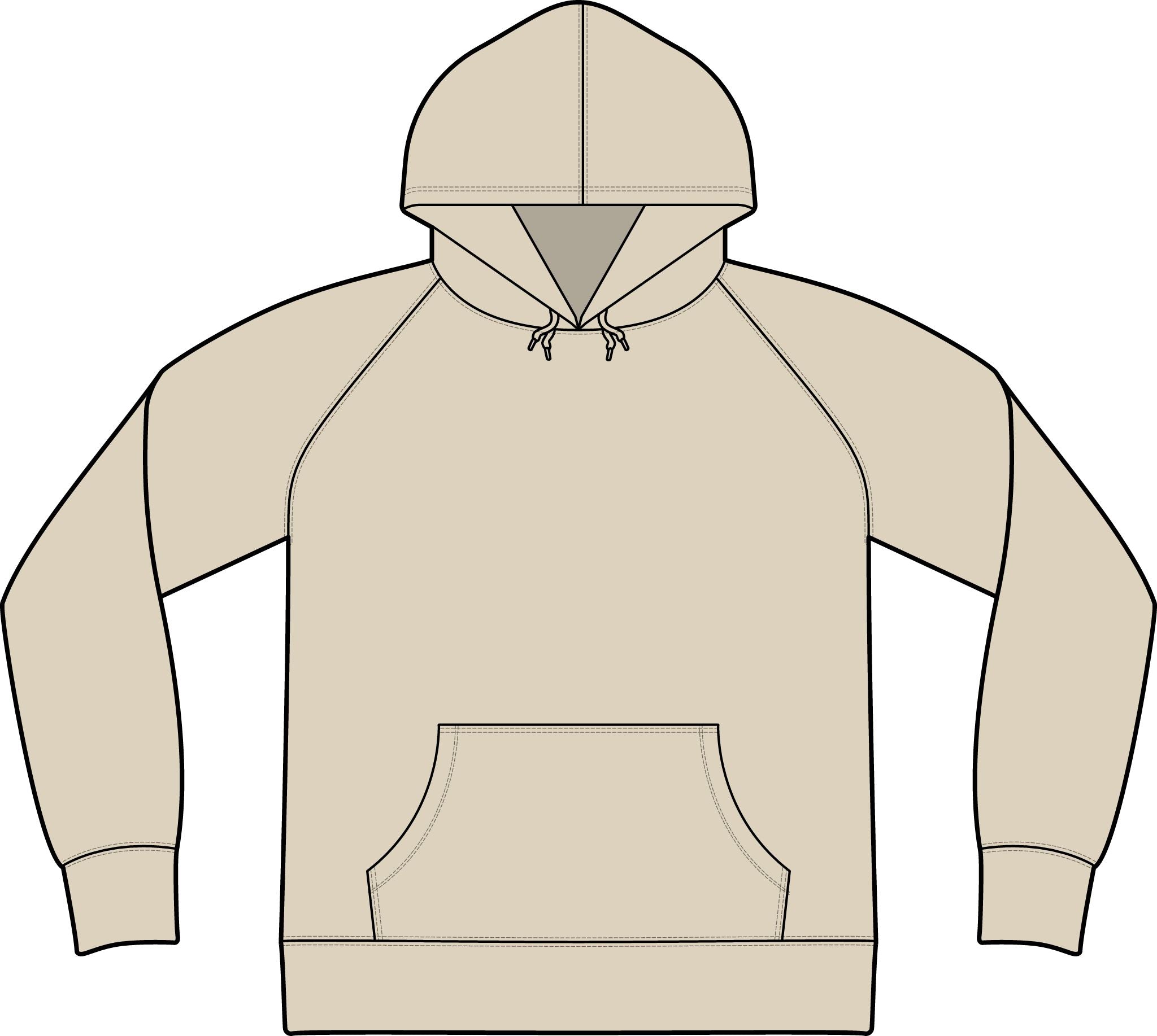 Unisex Icon Lightweight Loopback Terry Hooded Sweatshirt