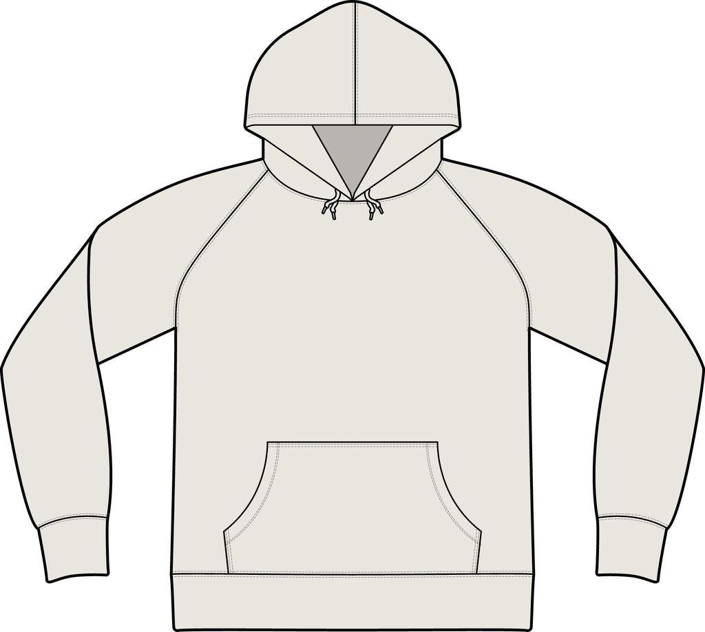 Unisex Icon Lightweight Loopback Terry Hooded Sweatshirt