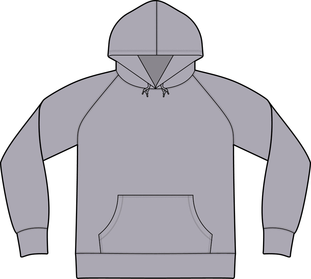 Unisex Icon Lightweight Loopback Terry Hooded Sweatshirt