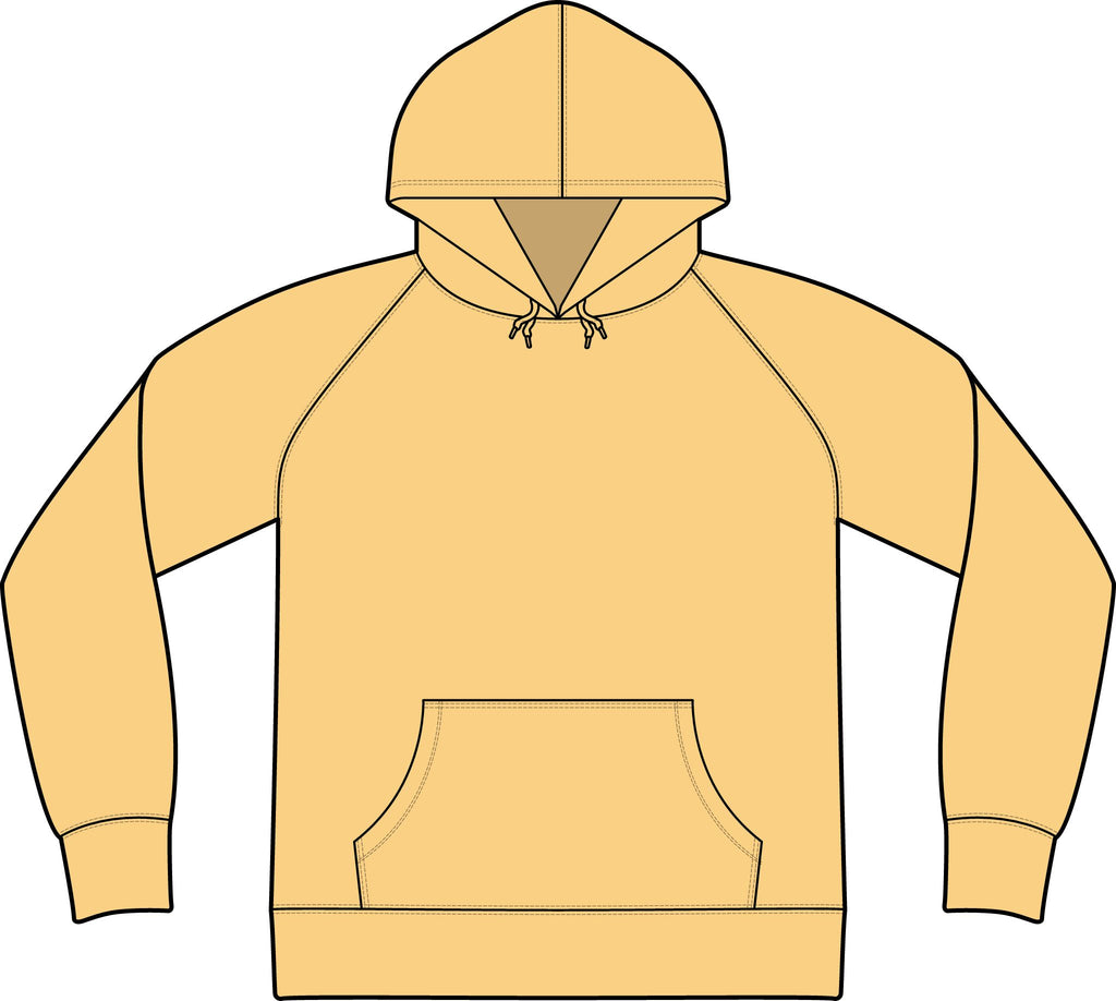 Unisex Icon Lightweight Loopback Terry Hooded Sweatshirt