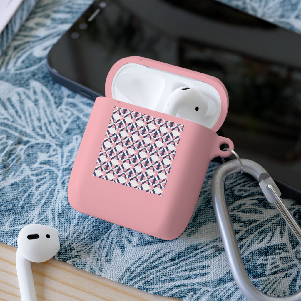XT9 Blue Tile Pattern AirPods Case