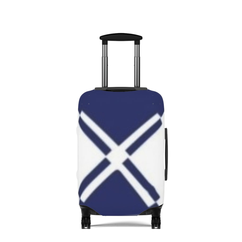 XT2 Luggage Cover – Blue White Cross Travel Protector