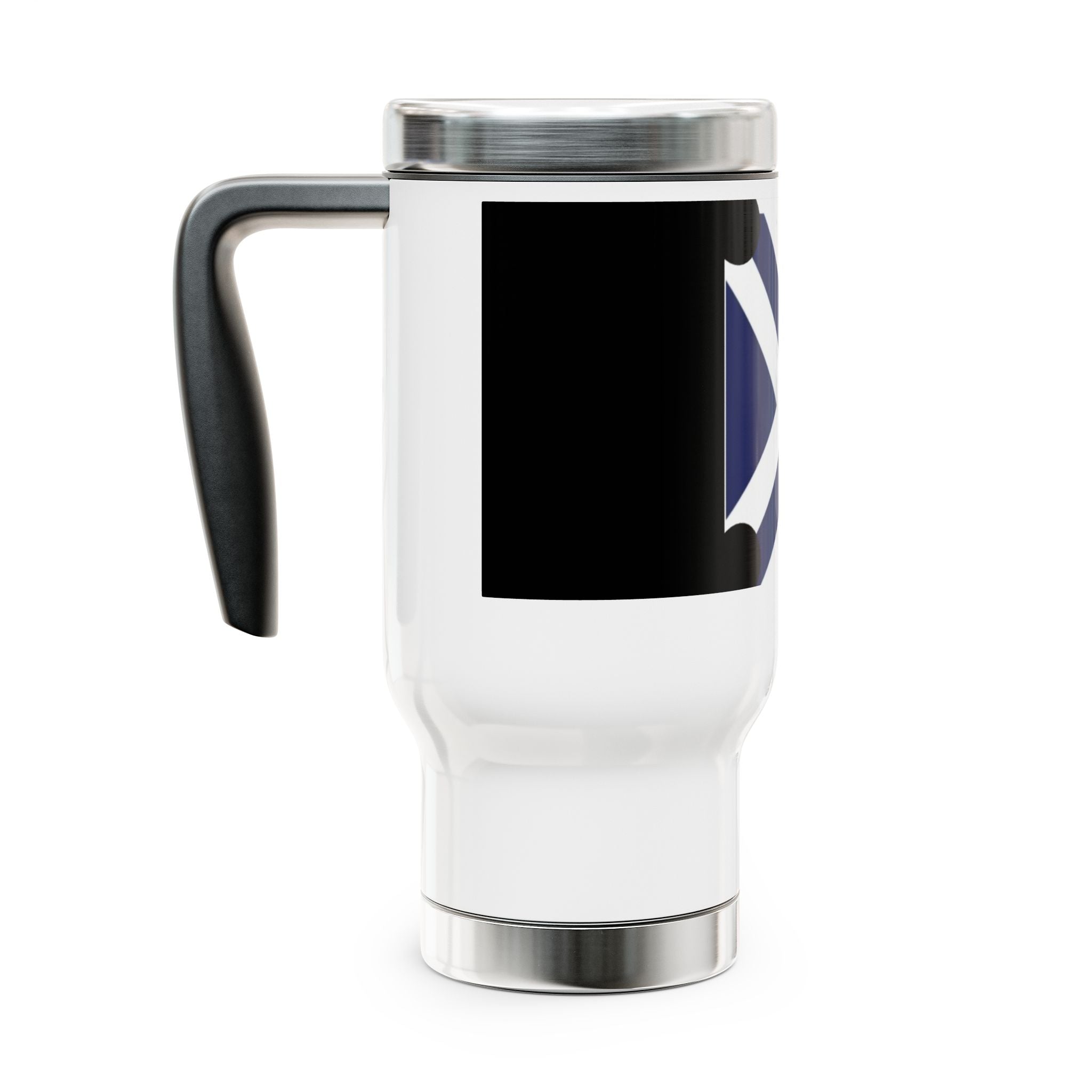 Scottish Saltire Travel Mug – 14oz Stainless Steel Insulated Coffee Tumbler with Handle