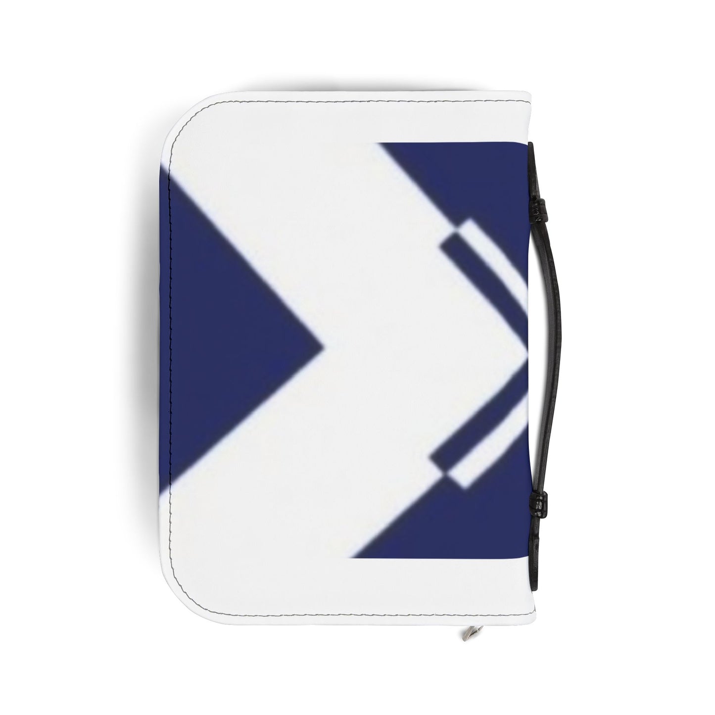 Navy Chevron Bible Cover Zippered Case