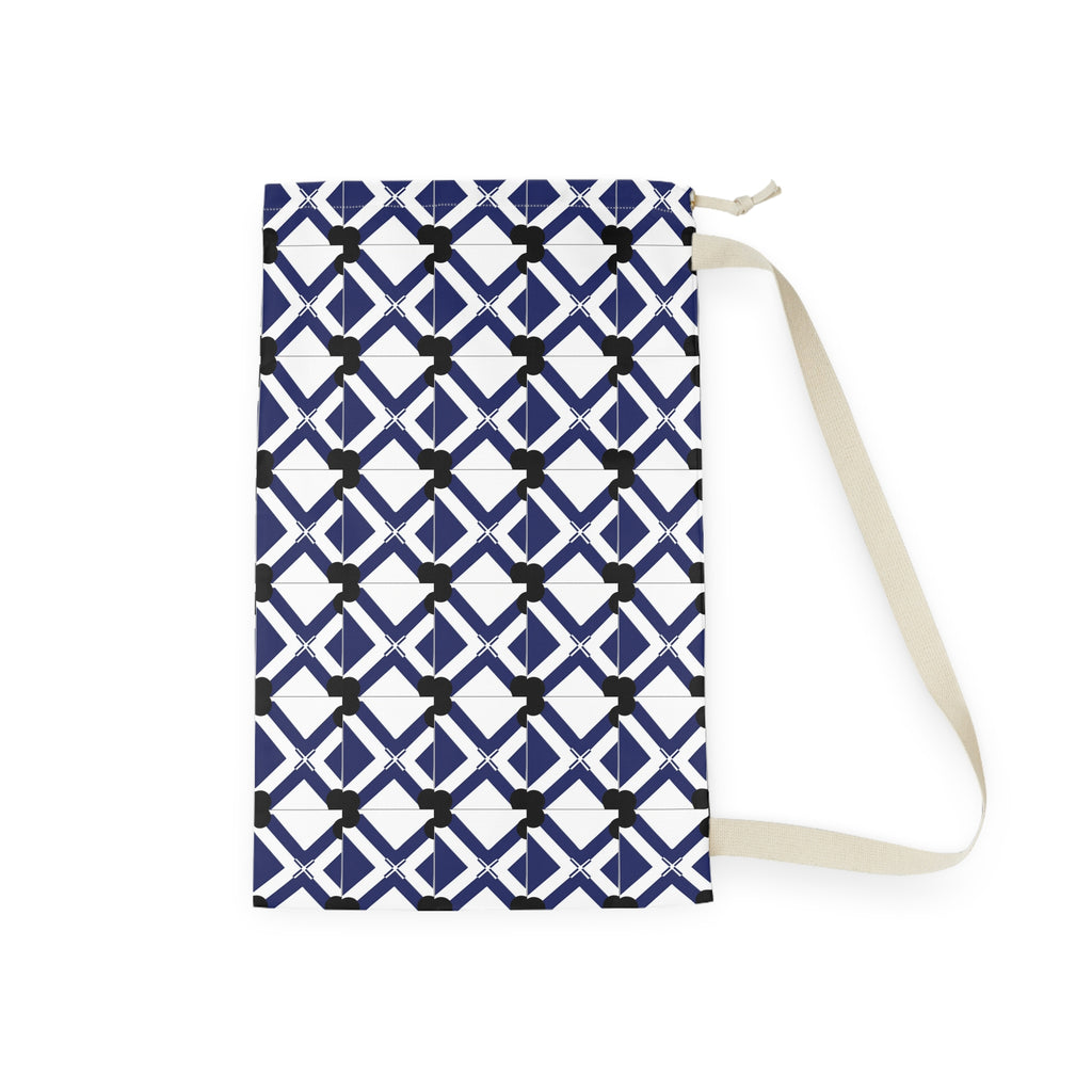 XT8  Navy Lattice Laundry Bag