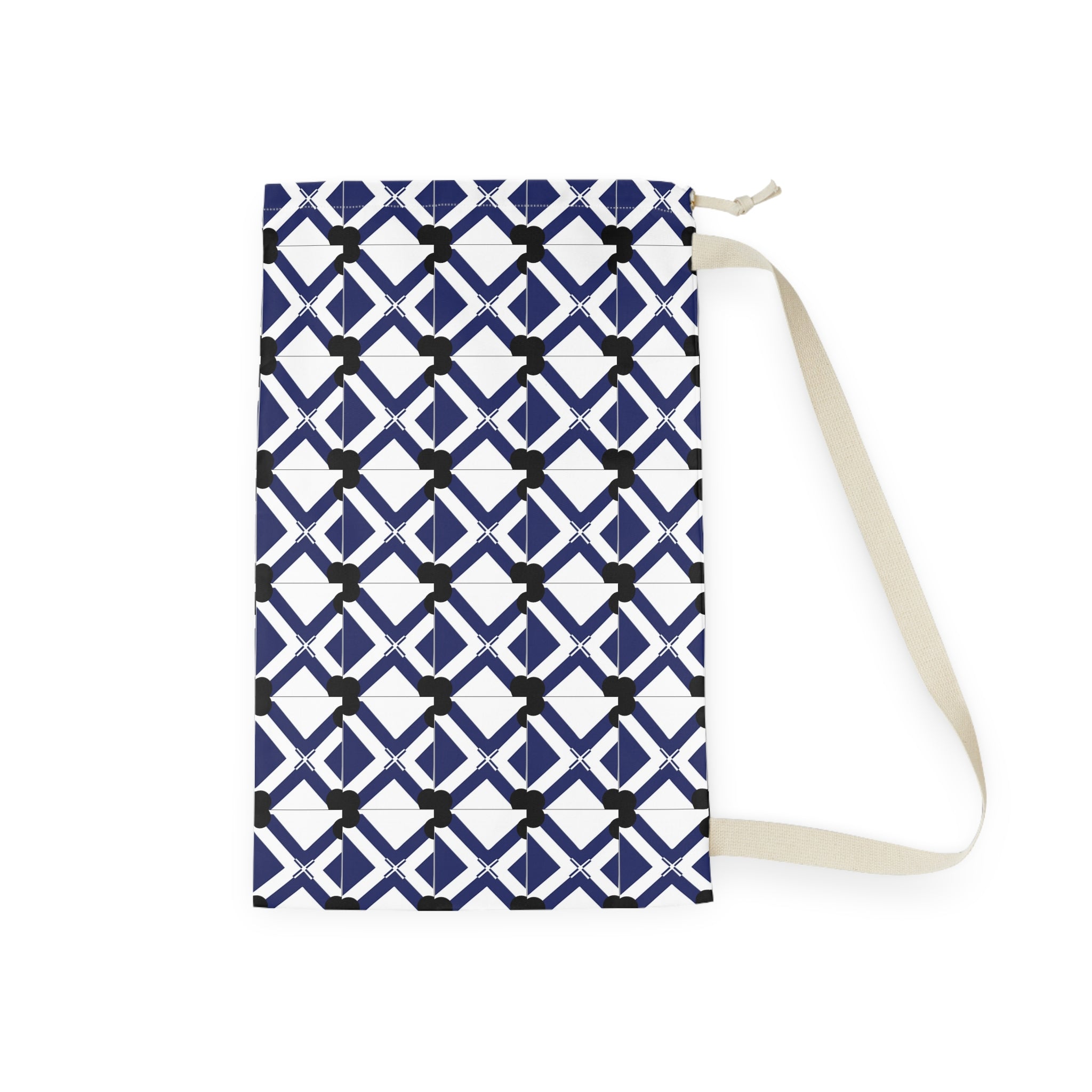 XT8  Navy Lattice Laundry Bag