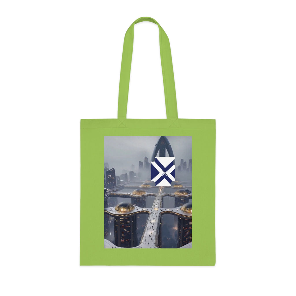 Xt Cotton Tote — Minimal Monogram Canvas Carryall