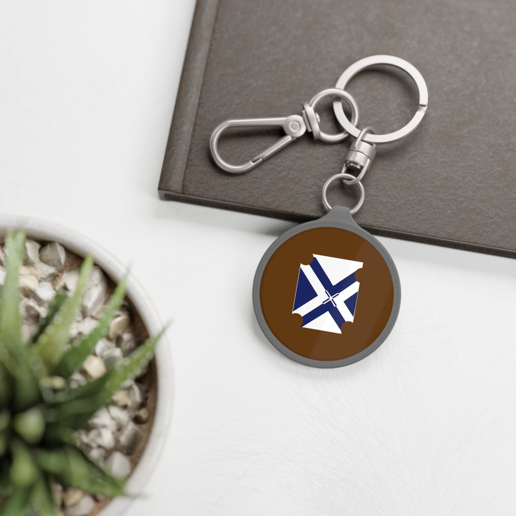 XT7 Blue Saltire Keyring Tag — Marine Flag Keychain