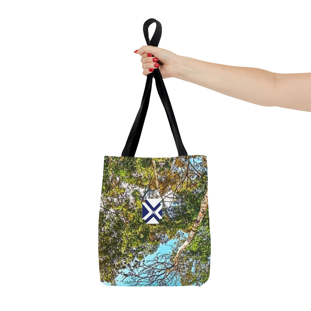 Canopy View Tote Bag — Botanical Sky All-Over Print