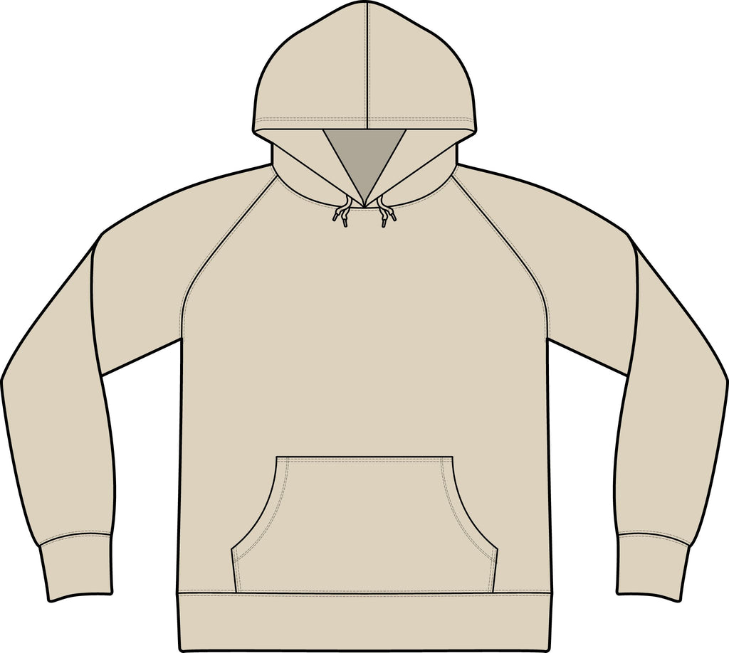 Unisex Icon Lightweight Loopback Terry Hooded Sweatshirt