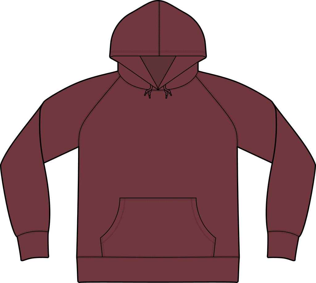 Unisex Icon Lightweight Loopback Terry Hooded Sweatshirt
