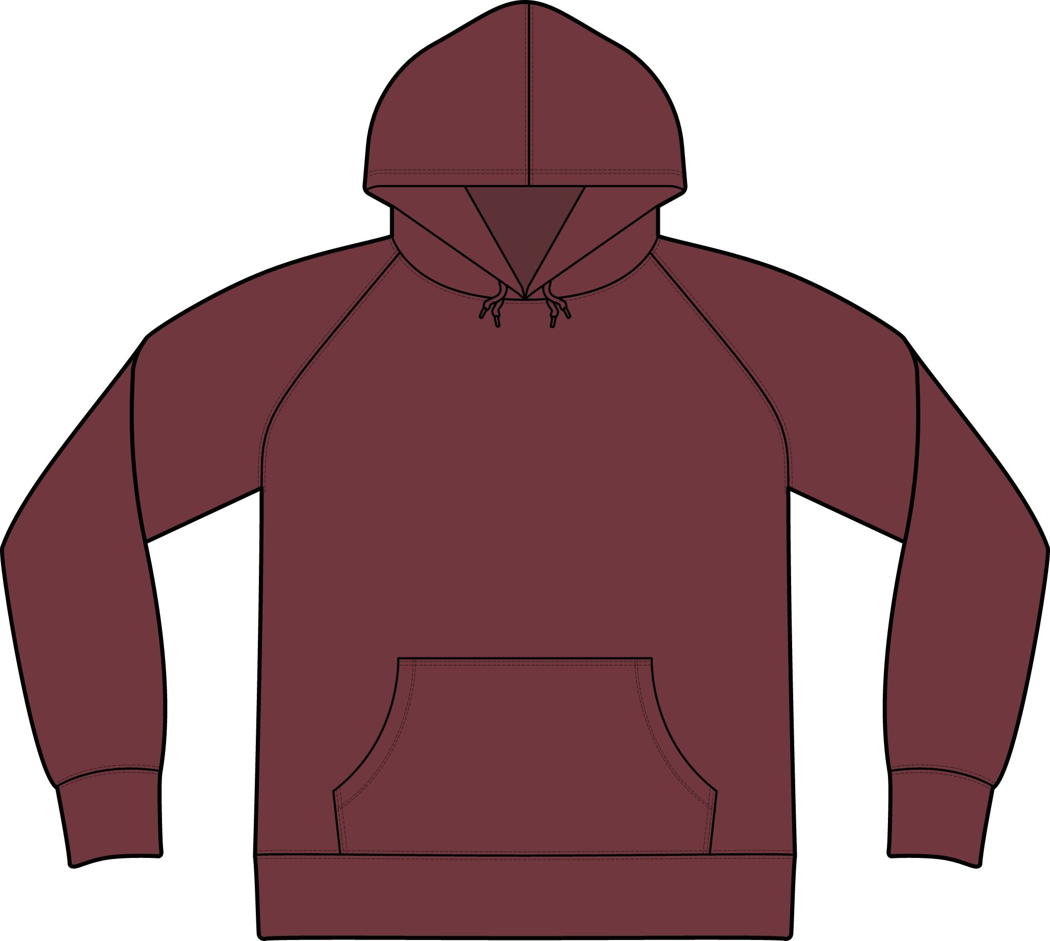 Unisex Icon Lightweight Loopback Terry Hooded Sweatshirt