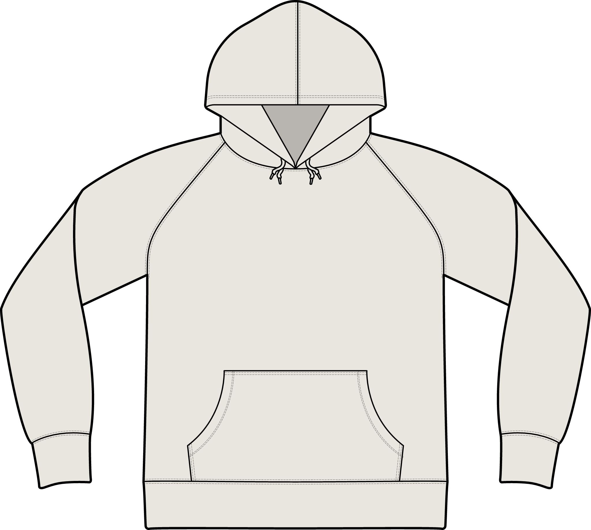 Unisex Icon Lightweight Loopback Terry Hooded Sweatshirt
