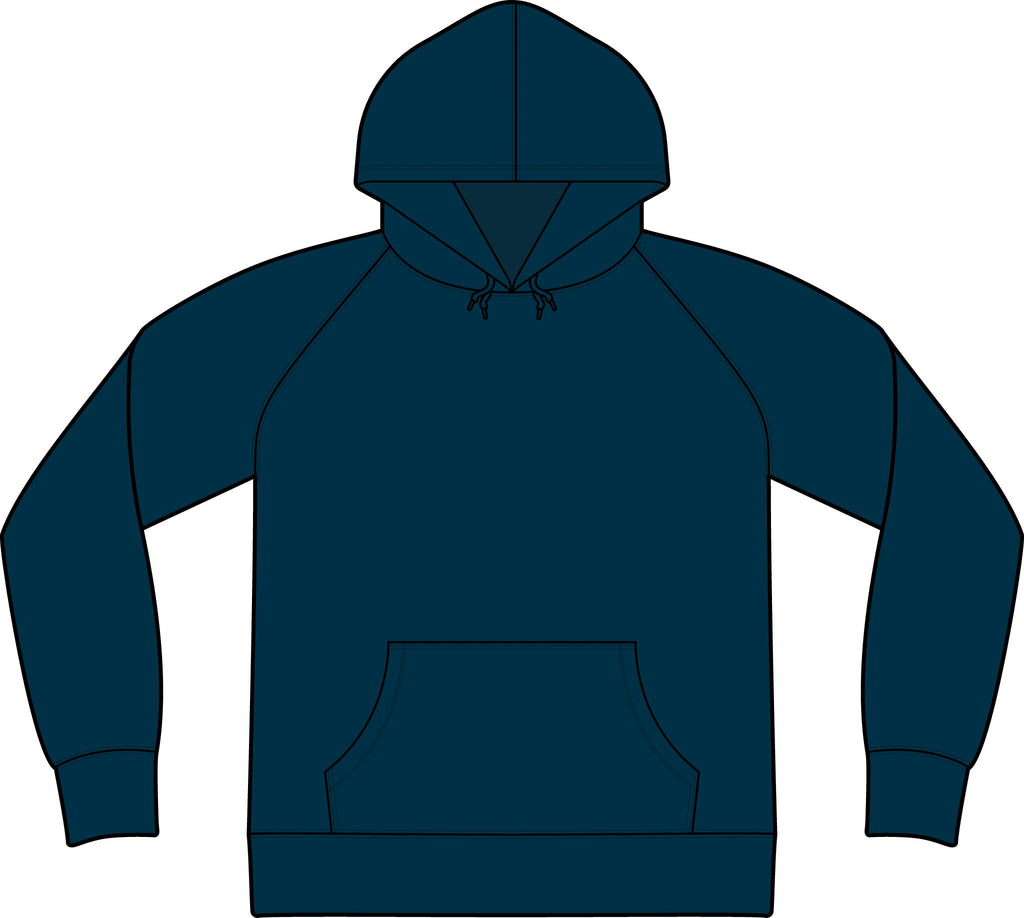 Unisex Icon Lightweight Loopback Terry Hooded Sweatshirt