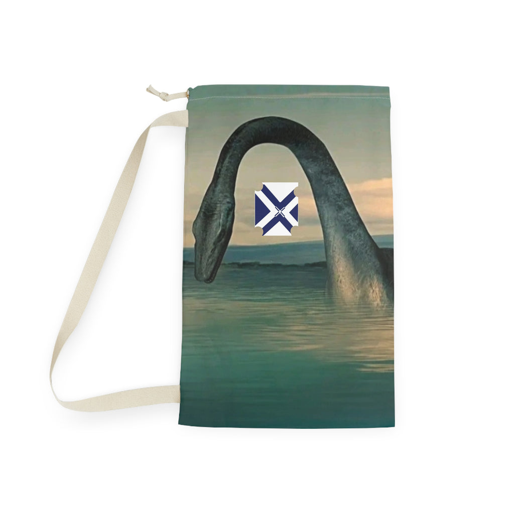Xt Nessie Loch Monster Laundry Bag – Nautical Drawstring Laundry Tote